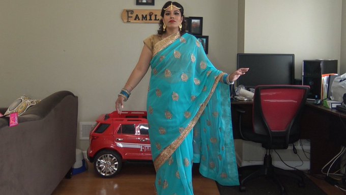 INDIAN KERALA SAREE TRY ON VIDEO: https://t.co/pnqf8omCOU https://t.co/JtRqbE98uS