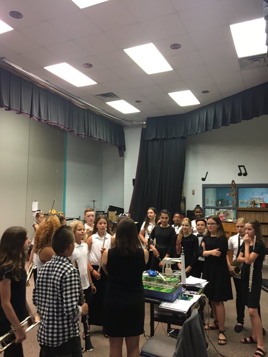 Onslow County’s 1st elementary school band taking the stage!