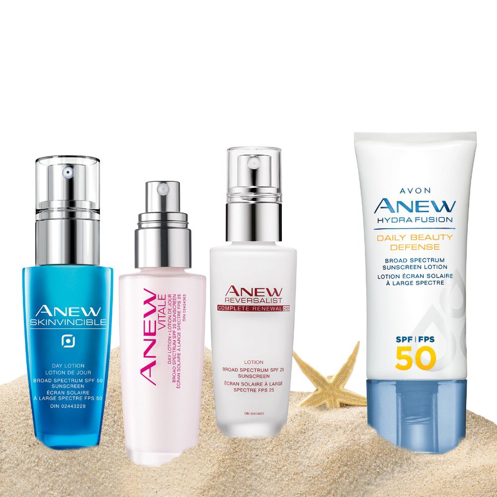Make SPF your BFF this summer! These lightweight lotions not only protect your skin from the sun's harmful rays but they also come with added skin care benefits and play well under makeup too. Find your SPF match when you shop my eStore. avon.ca/boutique/Jenni…
