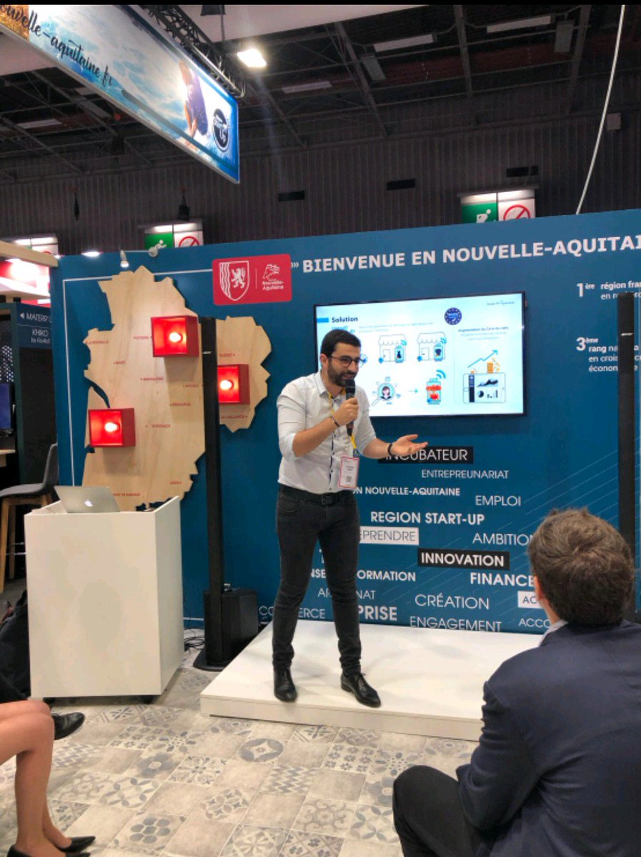 Remise des prix des Trophées Jeunes Entrepreneurs du FIAD 2019 sous l'égide de la Fondation Al Mada aux startups gagnantes. Smart Prospective - Oussama ABBOU,  Smart On - Yassine ES-SAID,  Bassite - Gaël EGBIDI au siège #Attijariwafabank #startup #Innovation #FIAD2019