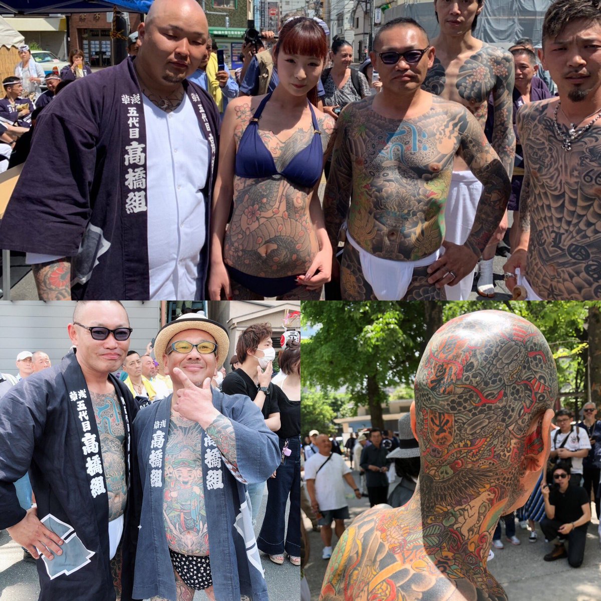 刺青愛好会official 令和元年浅草三社祭 Japan 令和元年 浅草 三社祭 刺青 刺青愛好会