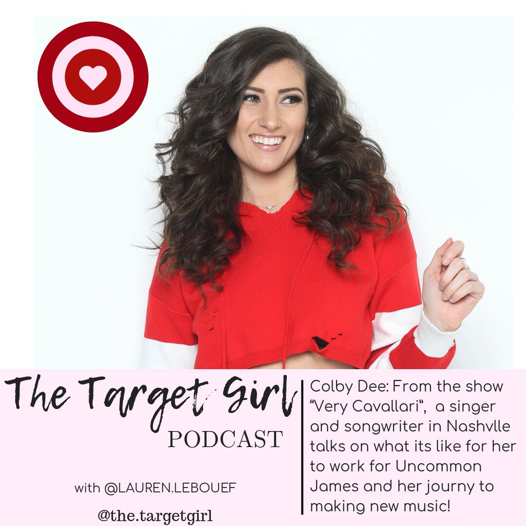 colbydeemusic's tweet photo. I got to talk all things #verycavallari  Music &amp; @Target ! What a dream of a podcast to be a part of! Y’all check my podcast interview with The Target Girl NOW!!! Let me know what you think! 

https://t.co/R19HTdWbv6 https://t.co/ulxVvI82Rs