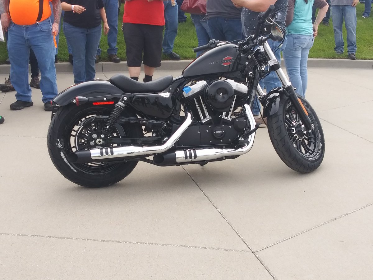 stringer_greg's tweet image. This is the very last Harley Davidson motorcycle Made in Kansas City Missouri