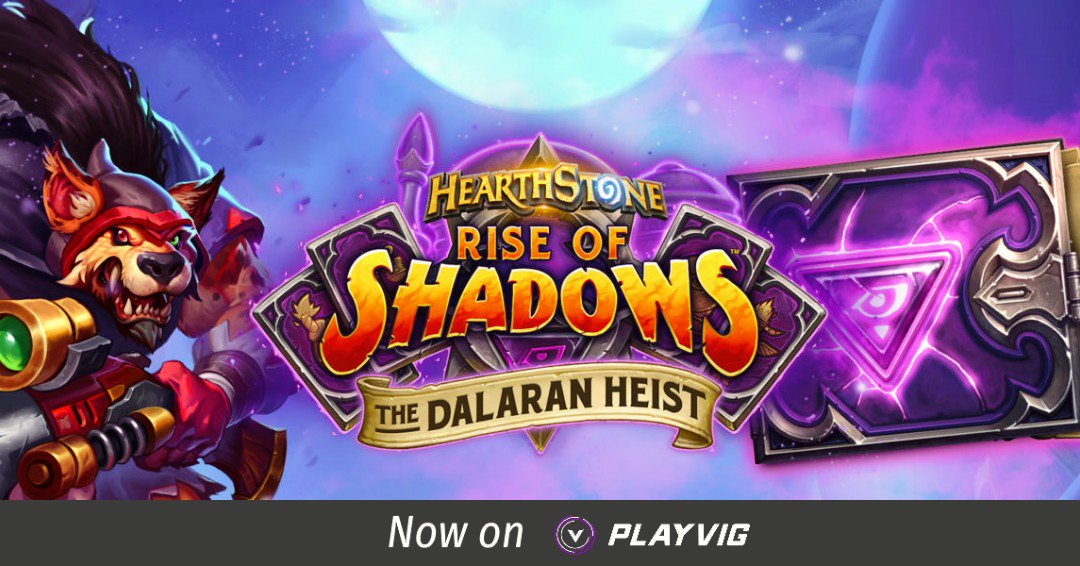 PlayVIG's tweet photo. #DalaranHeist is now supported on #PlayVIG with its very own quest‼️ Hop on #Hearthstone and start stealing coins now💰💰
#eSports #Gaming #Twitch #Games #VIGcoins https://t.co/VI8rQjUqaP