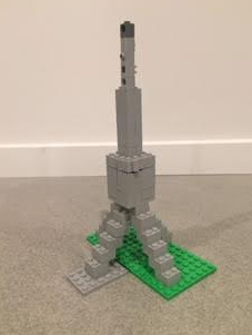 Mamaku1GMS's tweet photo. this is my Eiffel tower i made out of lego 
#emilym gms https://t.co/KP2u46Z2wy