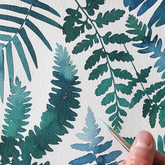 livingpattern's tweet photo. #wip Some new little fronds I’m workin on!🌿 https://t.co/jWMEUIctKD https://t.co/rPZudhYAj9