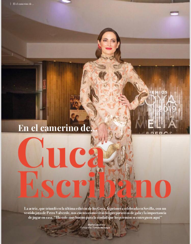 BOBO_Esp's tweet photo. Les compartimos esta divertida entrevista que la revista @BulevarSur realizó a #CucaEscribano durante los premios #GOYA de la @Academiadecine 👏🏻✨ #SomosBOBO #BOBOInternacional https://t.co/X0QwqFX4kU