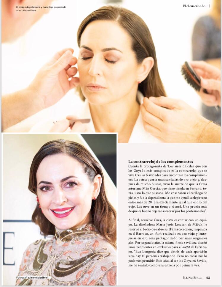 BOBO_Esp's tweet photo. Les compartimos esta divertida entrevista que la revista @BulevarSur realizó a #CucaEscribano durante los premios #GOYA de la @Academiadecine 👏🏻✨ #SomosBOBO #BOBOInternacional https://t.co/X0QwqFX4kU
