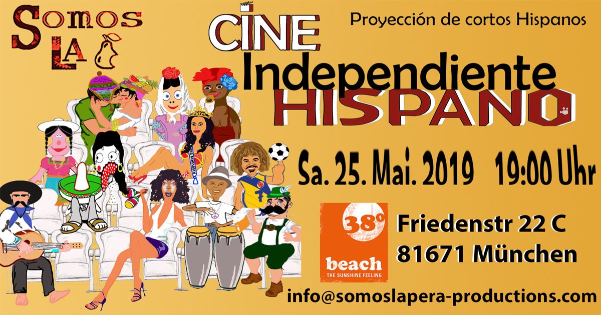 somoslapera's tweet photo. in Munich - 25.5.2019 
shortfilms &amp; fiesta española like in IBiza https://t.co/5MXqPOXRhU