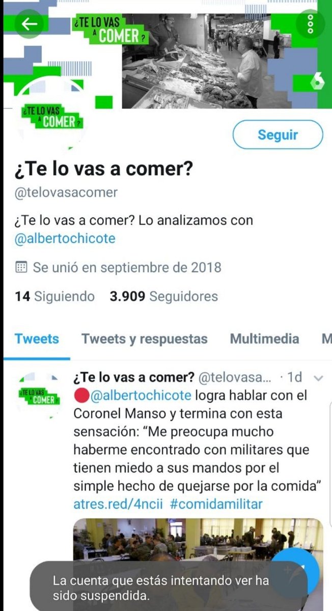 Victorazulon's tweet photo. @_rosadehierro_ Parece que al @PSOE de @sanchezcastejon le molesta que la gente se entere de como tratan al personal de tropa su @Defensagob. #45sindespidos #NosotrosLosSoldados #comidamilitar #cocinasprivatizadas https://t.co/8y27VbbbAP