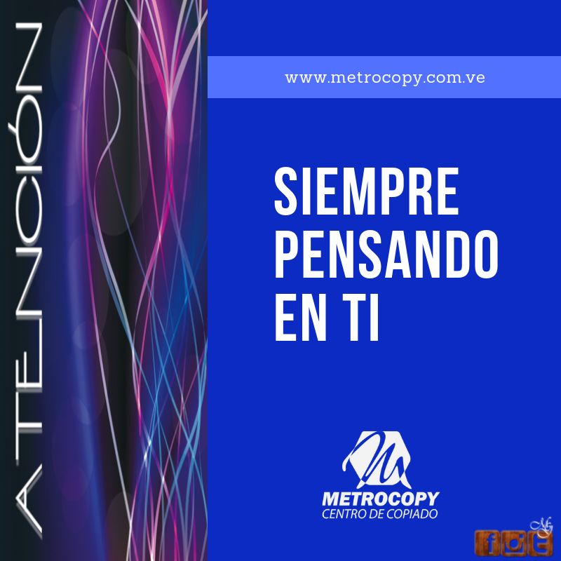 MetrocopyRedes's tweet photo. ¡ATENCIÓN!
Aquí estamos siempre para servirte familia. Lo único que tiene que hacer es visitar nuestras tiendas para que recibas la atención que te mereces ¡Te esperamos!
#23Mayo
#Metrocopy
#EstamosEnTodo
@MetrocopyRedes https://t.co/2RFm05PCJd