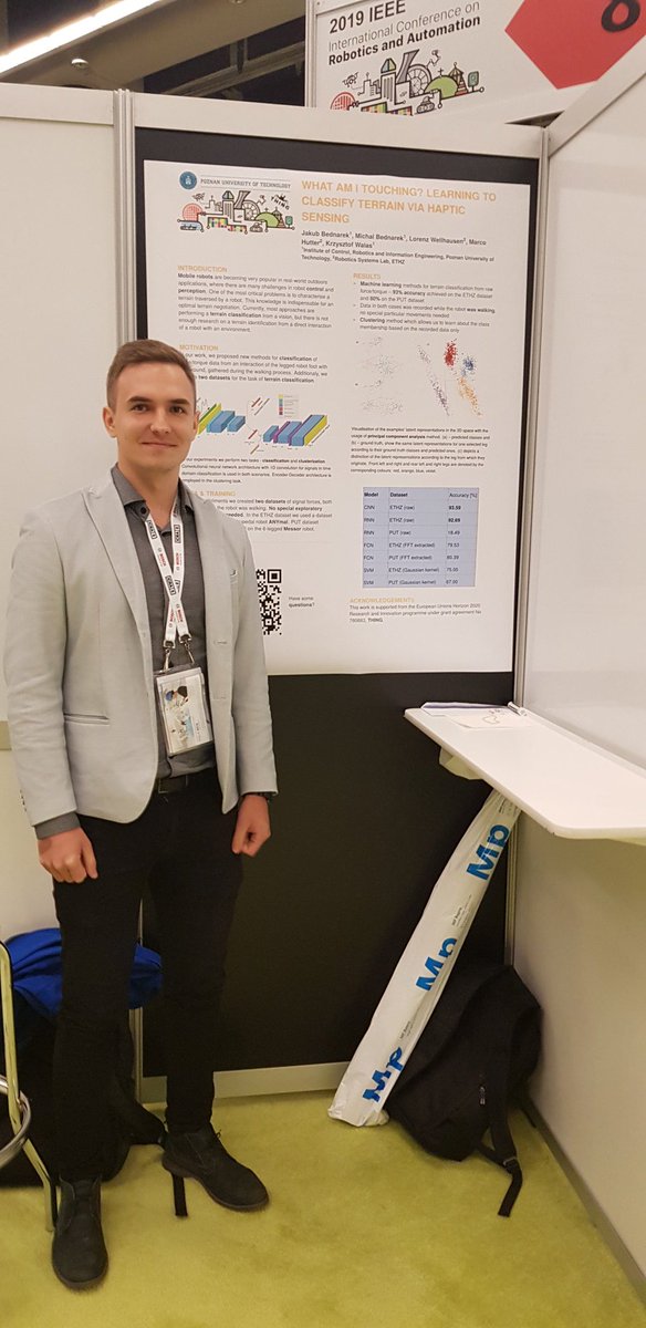PhysicalFor's tweet photo. Happy Jacob at the #icra2019 https://t.co/bEg0bx0Dg5