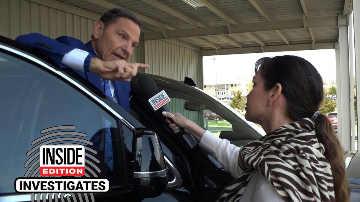 InsideEdition's tweet photo. Preacher Kenneth Copeland defends his lavish lifestyle in the full interview: “If I flew commercial, I’d have to stop 65% of what I’m doing." A follow-up to an Inside Edition investigation. https://t.co/QAQyIUebgj https://t.co/qgqtWb9CJV