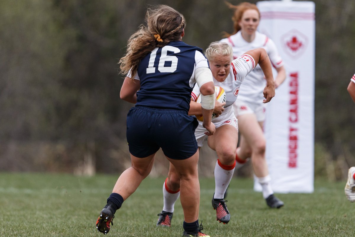 RugbyCanada's tweet photo. Our Women's XV are back in action tomorrow against @USARugby to close out the CAN-AMs! No live stream available for the exhibition match but fans are welcome to come cheer 🇨🇦 on at the @uofg at 2pm ET 🏉🍁 #RugbyCA

Full time scores will be available on our channels post match https://t.co/JAJtWgeNIV
