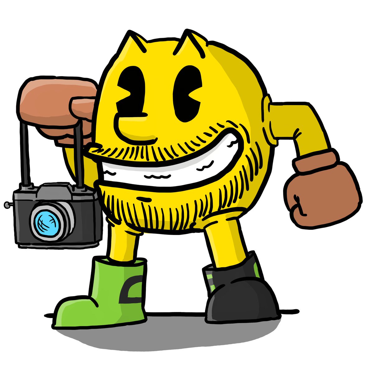 ThePacTim's tweet image. Une identité sur Internet ça passe souvent par une PP reconnaissable dans le milieu, même si c'est la photographie.

Immense merci à l'ami et artiste si fort @Narouherallaman pour ma PP !

Encore oit el crackito. #PacTim #LaBouleJaune