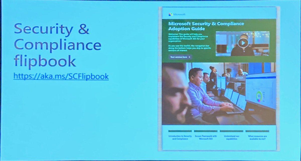 AndyHuneycutt's tweet photo. What’s new and what’s coming for compliance, eDiscovery DLP and encryption in Office 365 #SPC19 https://t.co/NeQtj6xpTm