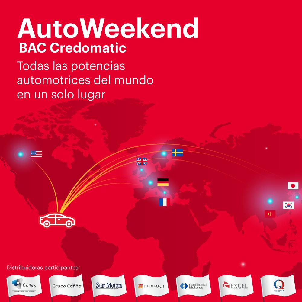 BACCredomaticSV's tweet photo. Si buscas carro nuevo, te lo financiamos con la CUOTA MÁS BAJA del mercado y 0 comisión por desembolso.
Más de 18 marcas te esperan en el #AutoWeekend de #BACCredomatic del 6 al 9 de junio en el Parqueo Oriente de @LAGRANVIASV.
Conoce más aquí: https://t.co/KSPmkIXcPY https://t.co/QKJIhId4fm