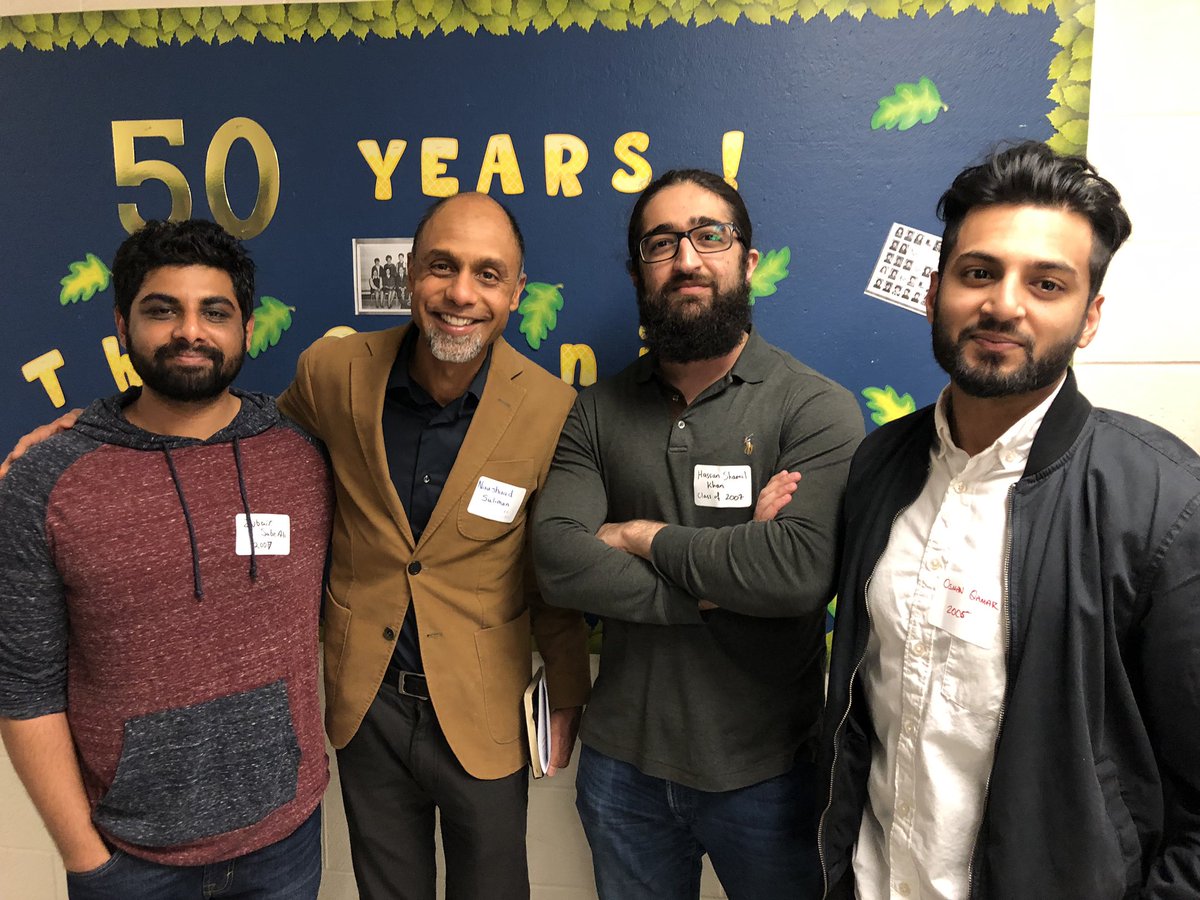 OakPDSB's tweet photo. The best part of a 50th anniversary - reconnecting with friends and former Ss @PeelSchools @jaiswalPDSB https://t.co/w7rOyyWXDl