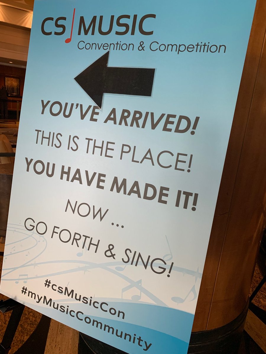 Delighted to be at the <a href="/classicalsinger/">CS Music</a> convention this weekend! Are you in Chicago? Come audition for us! #csmusiccon #mymusiccommunity #rccltalent
