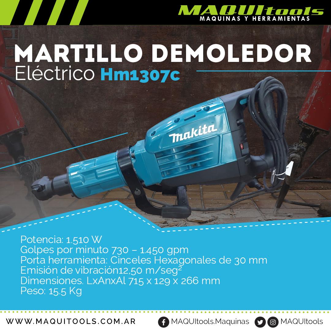 Alergia correr Comercio martillo demoledor makita hm1307c Lo encontré