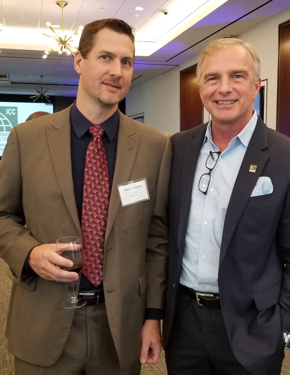 SIPAtweets's tweet image. SIPA celebrating Building Safety Month in DC at the ICC Reception with ICC  President,  Dominique Simms and Dave Tompos. @IntlCodeCouncil #InternationalCodeCouncil