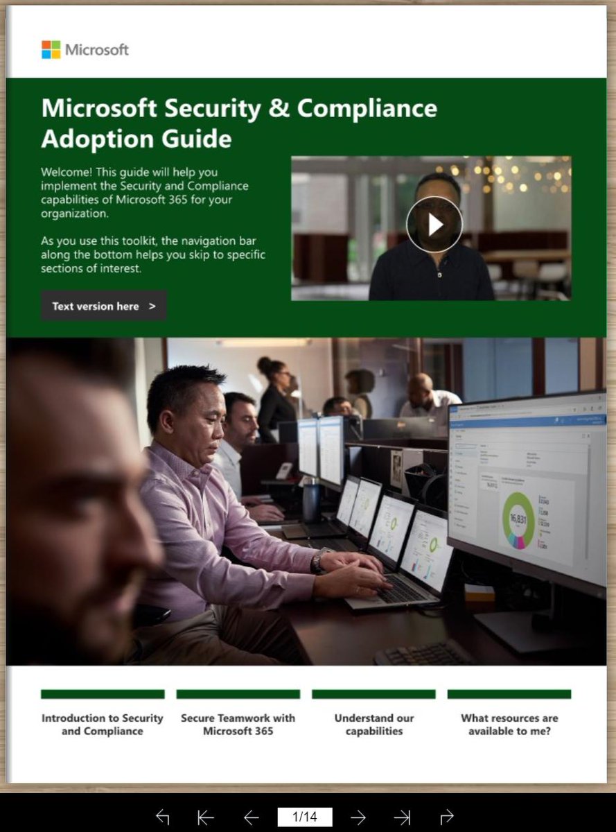 dmadelung's tweet photo. Check out the newly released #Microsoft365 Security &amp; Compliance look book #SPC19 https://t.co/RRCGmjPAPy https://t.co/o3o0j1ebbC