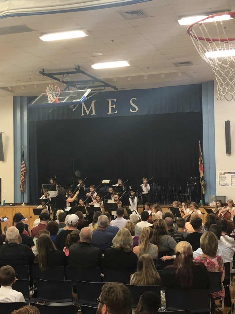 CCPS_MESMustang's tweet photo. Our spring concert has officially kicked off! We are so proud of our MES musicians! #weloveMES #teammightymustangs #ccpsnotes https://t.co/OzmvGHbGhs