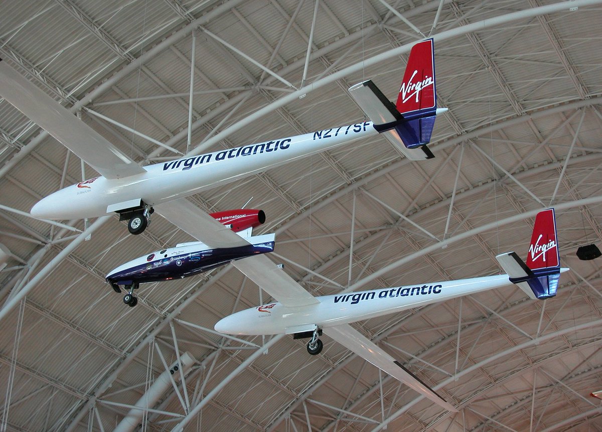 Today in 2006, the Virgin Atlantic Global Flyer arrived at our Udvar-Hazy Center to join our collection. Steve Fossett flew it on the first nonstop, solo flight around the world without refueling: s.si.edu/2Jt1kqe #IdeasThatDefy