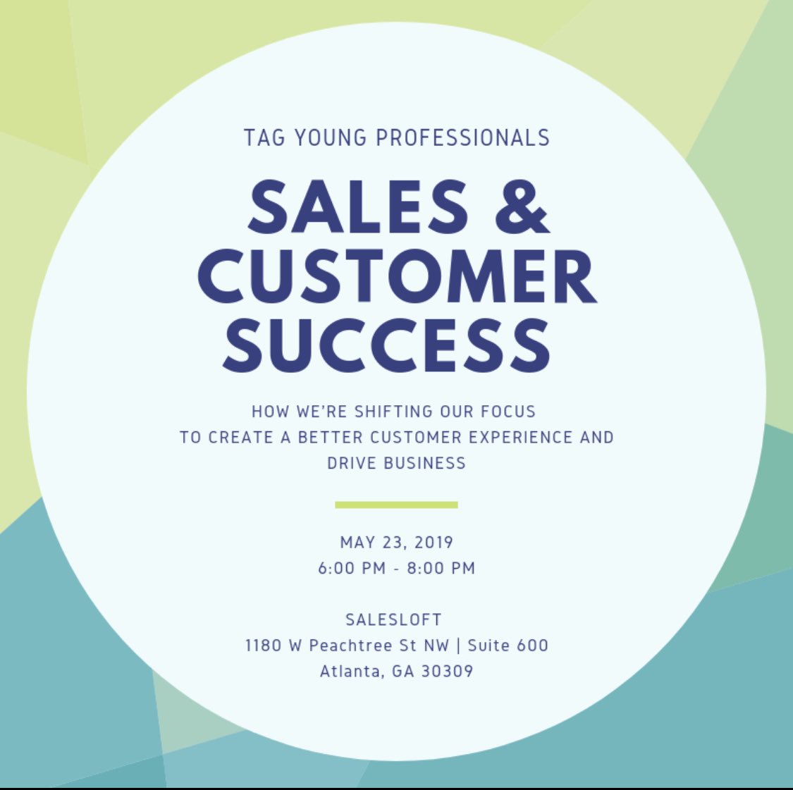 Just kicked off our Sales and Customer Success panel featuring <a href="/KyleTothill/">Kyle Tothill</a>, <a href="/eHire/">eHire</a> <a href="/emilyahyde/">Emily Hyde</a>, @AdvocateInsider Ryan Johns, <a href="/SkaledConsult/">Skaled Consulting</a> and Monica Cottrell from <a href="/SalesLoft/">Salesloft</a> <a href="/TAGYoungPros/">TAG Young Pros</a> #tagyoungpros #atlantaevents