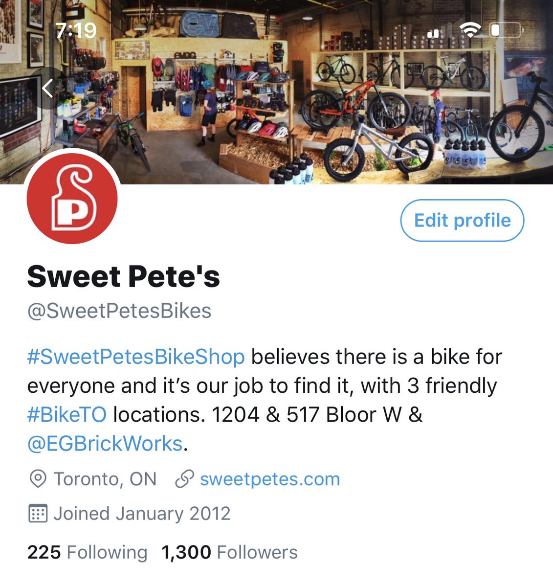 We just hit 1,300 followers! Thanks #BikeTO fam!