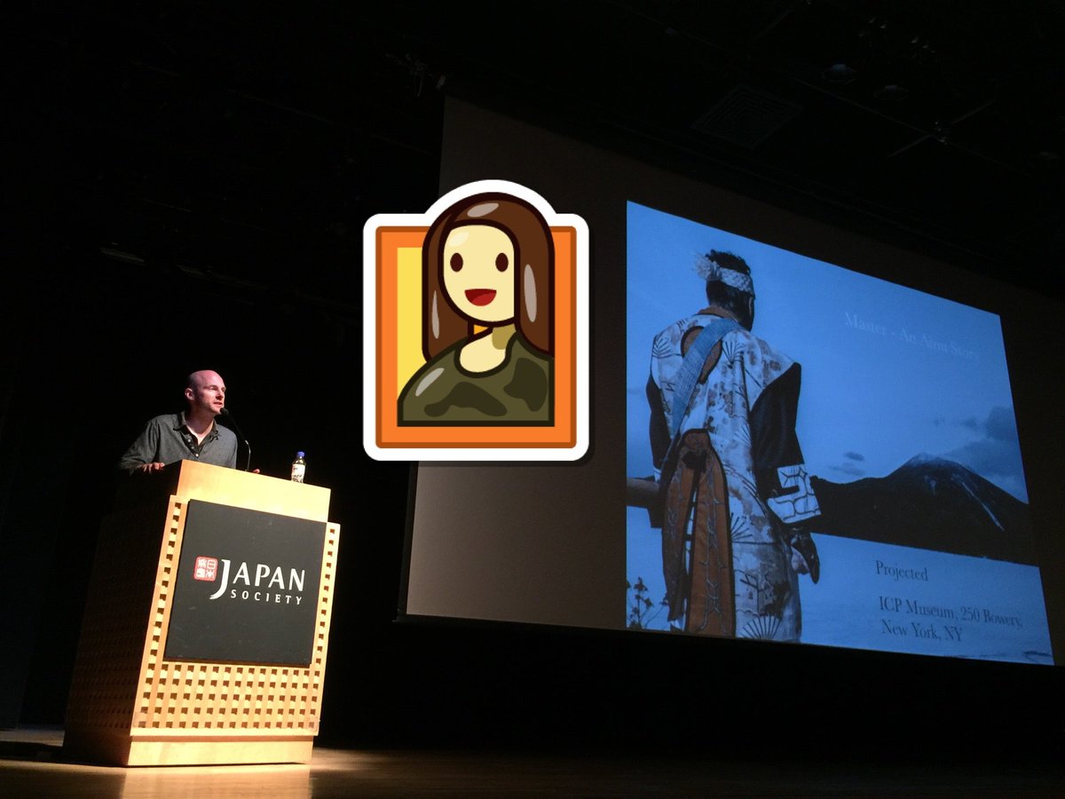 Wirasandi's tweet photo. Master - An Ainu Story by @AdamIsfendiyar now peojected also at @ICPphotog #ICPmuseum #ICPprojected (at @JapanSociety in New York, NY) https://t.co/NFkQUCWrZ0 https://t.co/nIXMra4lx7