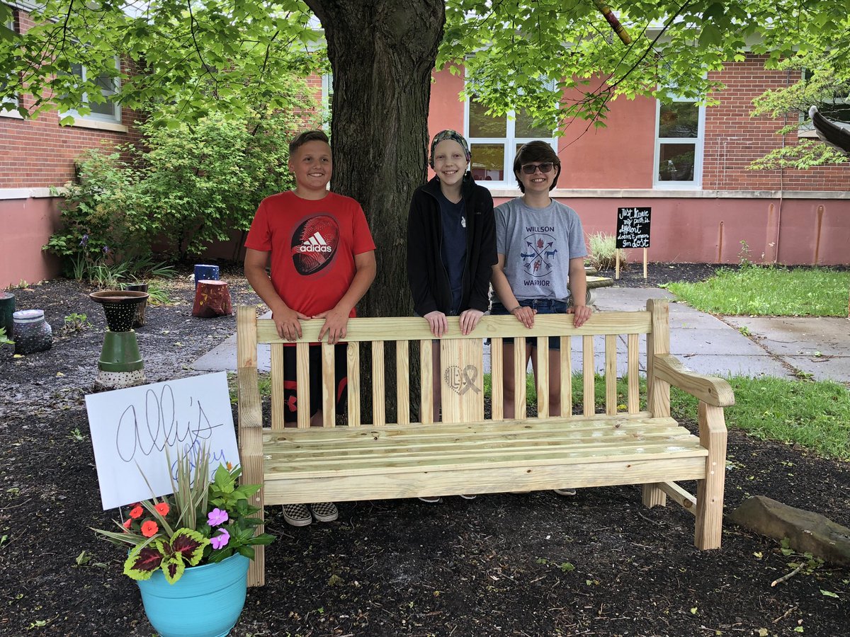 RLMiddleman's tweet photo. Feeling nothing but lucky to have worked with Ally this year and to get  @BWISOH StuCo involved in dedicating our outdoor learning space to her and the inspiration she’s provided to us all. #rallyforally #Ihavethebestjob https://t.co/KygGOBbxbP