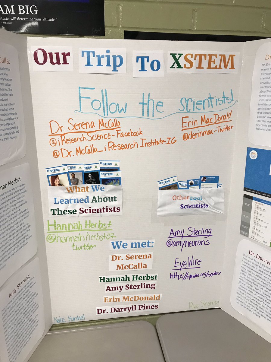 @derinmac @amyneurons @hannaherbst07  #xstem2019
Students presenting their projects about what they learned at XSTEM.  @LMSNation
