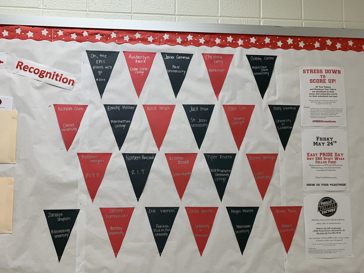 pme_pride's tweet photo. check out the EPIC things our seniors are doing next year🎉👩🏽‍🎓👨🏼‍🎓 #co2019 #epicseniors https://t.co/RFXmrg55bG