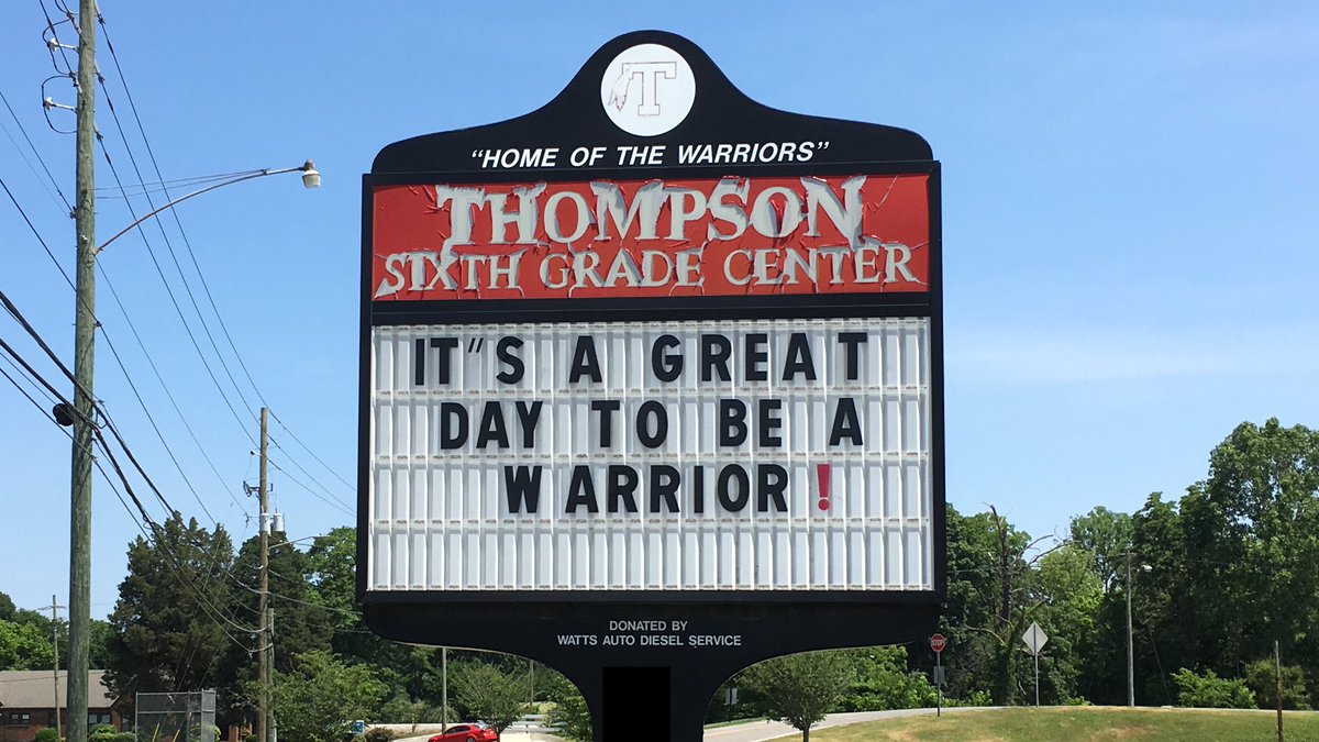 SteeleThoughts's tweet photo. It’s been an honor to serve as the principal at Thompson Sixth Grade Center for the past five years. I got to hang around a lot of neat kids and had the privilege of working with great staff members. My life is richer for the experience. #TSGCpride https://t.co/vtORiimSD9