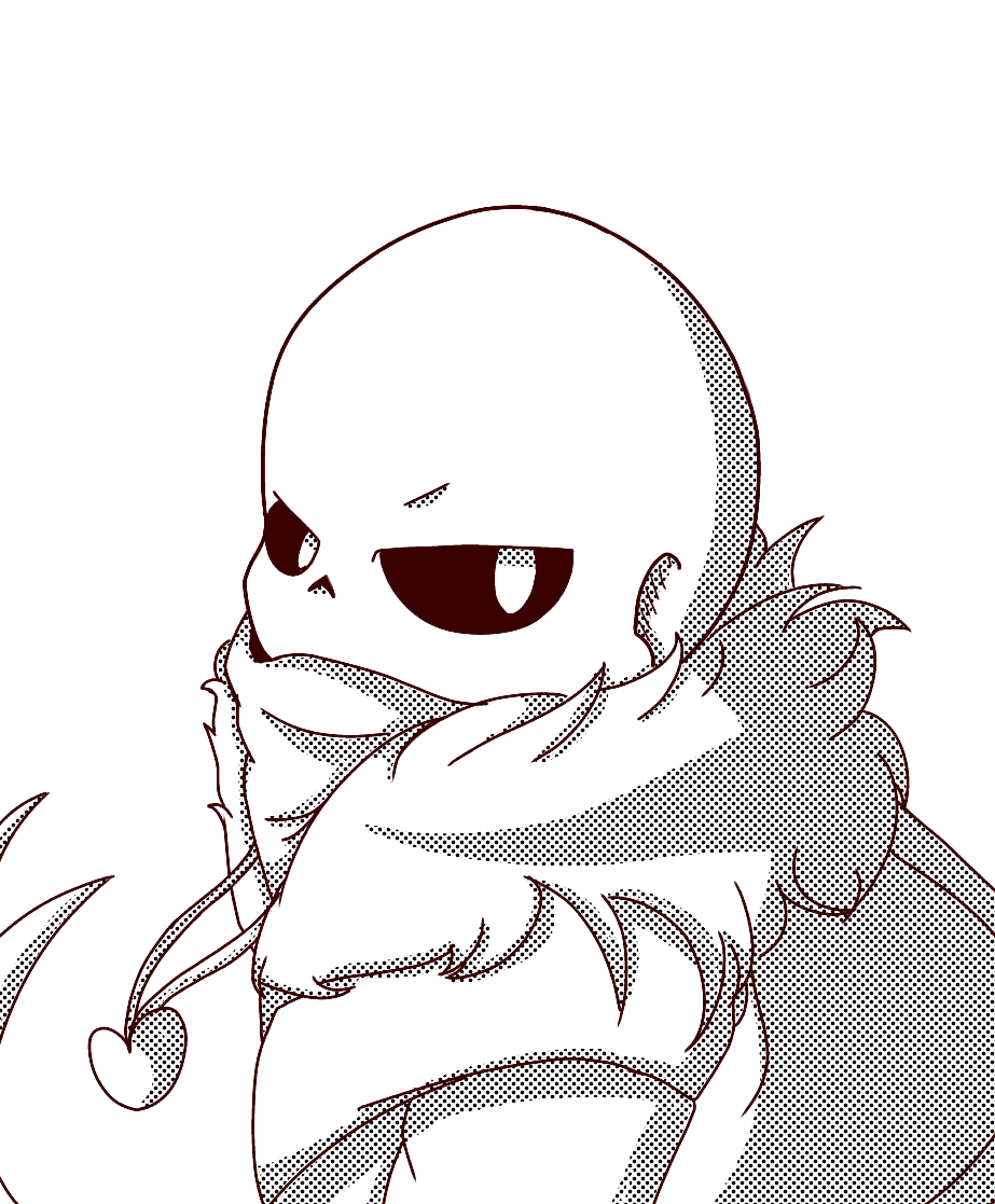 Cross Sans Coloring Pages The Animator Ka Me Ha Me