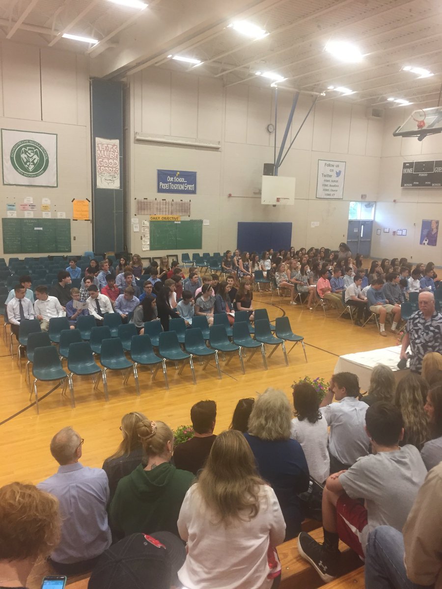 8th grade academic recognition night !  So proud of these kids. <a href="/SMS_CT/">Schaghticoke Middle School</a> #smspride