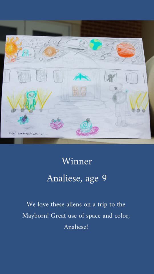 RapoportAcademy's tweet photo. Congratulations Analiese Steed-Rodriguez! Analiese's artwork was selected by the @MaybornMuseum for their space exhibit! So proud of our very own Raven! https://t.co/HYiX5Z9bMG