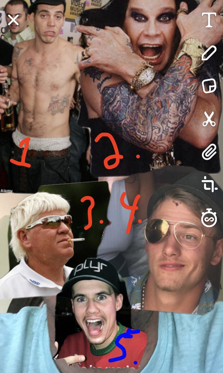 JustinJ_James's tweet photo. Made a little collage of the top 5 senders of all time, enjoy. https://t.co/ClwefKsSuF