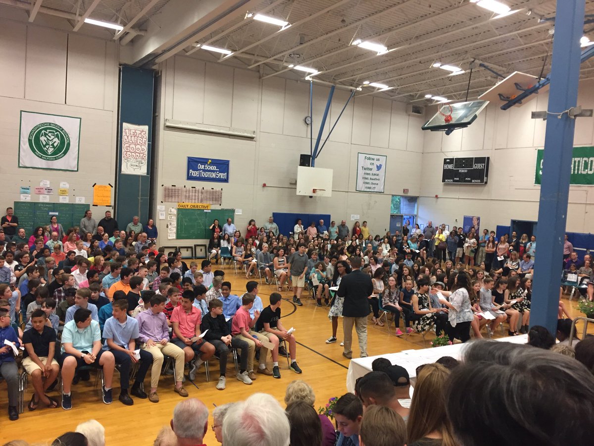 6th &amp; 7th grade academic awards. Look at all those awesome kids!  #smspride <a href="/sms_ct/">Schaghticoke Middle School</a>