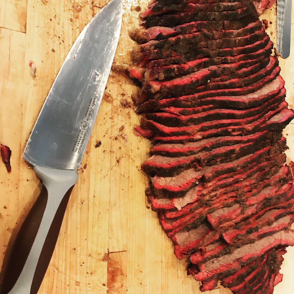 PorkIslandBBQ's tweet photo. Little Brisket action today. 13lbs sliced up & burnt ends ohh yeah! #porkislandbbq #brisket #smokedbrisket #bbq #sputhjersey #cowboyrub #oakandmesquitewood #southjerseybbq #pineybbq #notjustporkatporkisland https://t.co/hNc29jIdcK