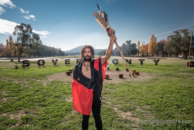I’ve reached Canberra as you know mob. This is just the beginning for our healing. And your support is still very much appreciated thank you much love Alwyn 👣✊🏽🔥 #treaty @#messagestickwalk #aboriginalhealth #SOSBLAKAUSTRALIA @ScottMorrisonMP @abcnews @SBSNews @NITV