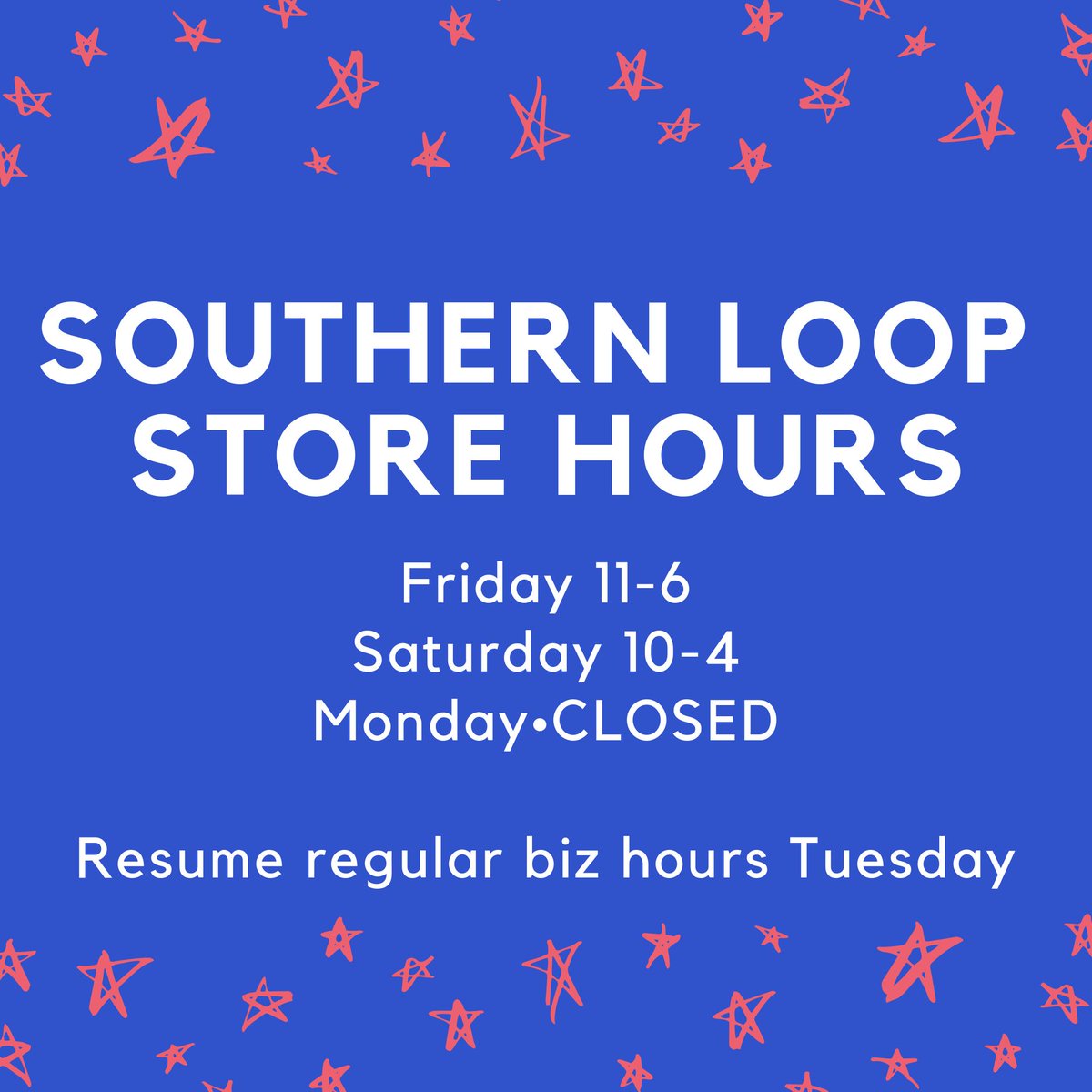 southernloopmo's tweet image. So... what’s the best part about a HOLIDAY weekend!?! Shopping til you drop, of course! 🇺🇸 Can’t wait to spoil y’all! Cheers! 🎉🤩
