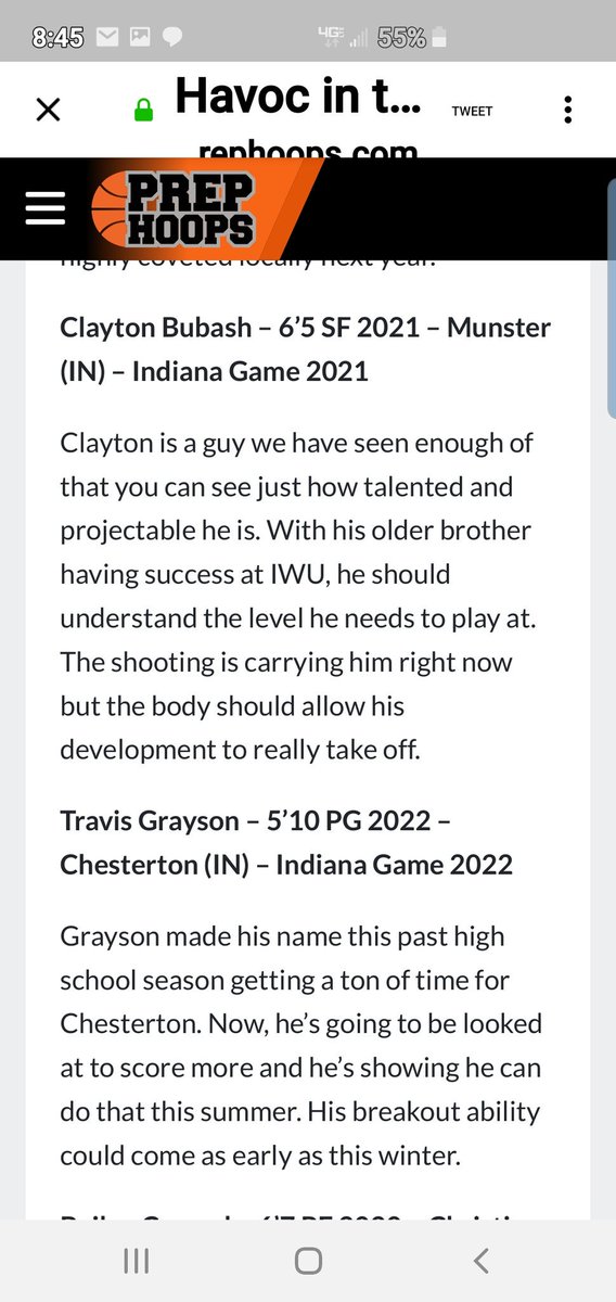 Indiana Game tweet media