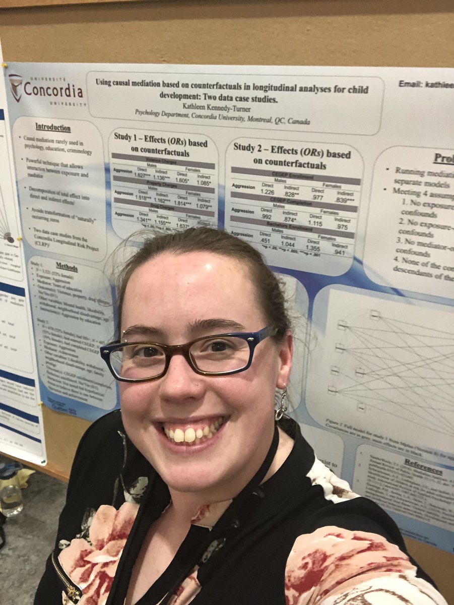 DrKatKT's tweet photo. Had fun today at #acic2019. Lots of great questions! #Causalinference #conference #PhDchat #PhDlife #therearealotofmathpeoplehere #whatamidoing https://t.co/Qd7ggfYrfY