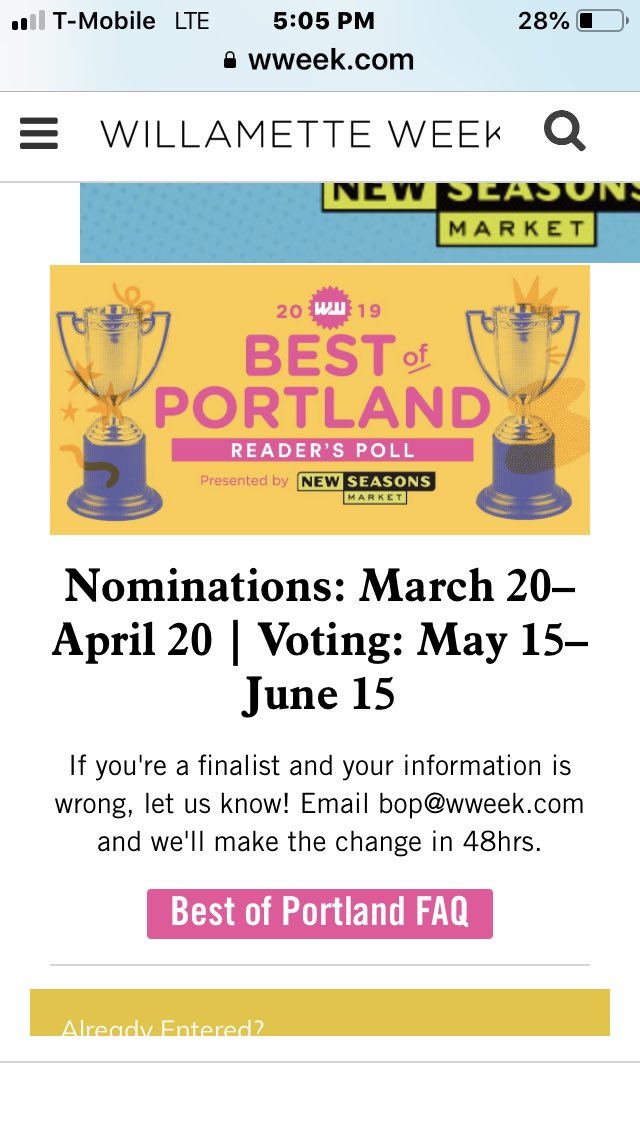 bjmcnaughtypdx's tweet photo. Do a clown a huge favor! Go to https://t.co/utm4T0z46n and vote for me under Nightlife for Best Stripper in Portland!
You don’t have to be local to help me win this honor!
#willametteweek #bestof2019 #vote #beststripper #bjmcnaughty #clownstripper #keepportlandweird @wweek https://t.co/TG3PKjr5O2