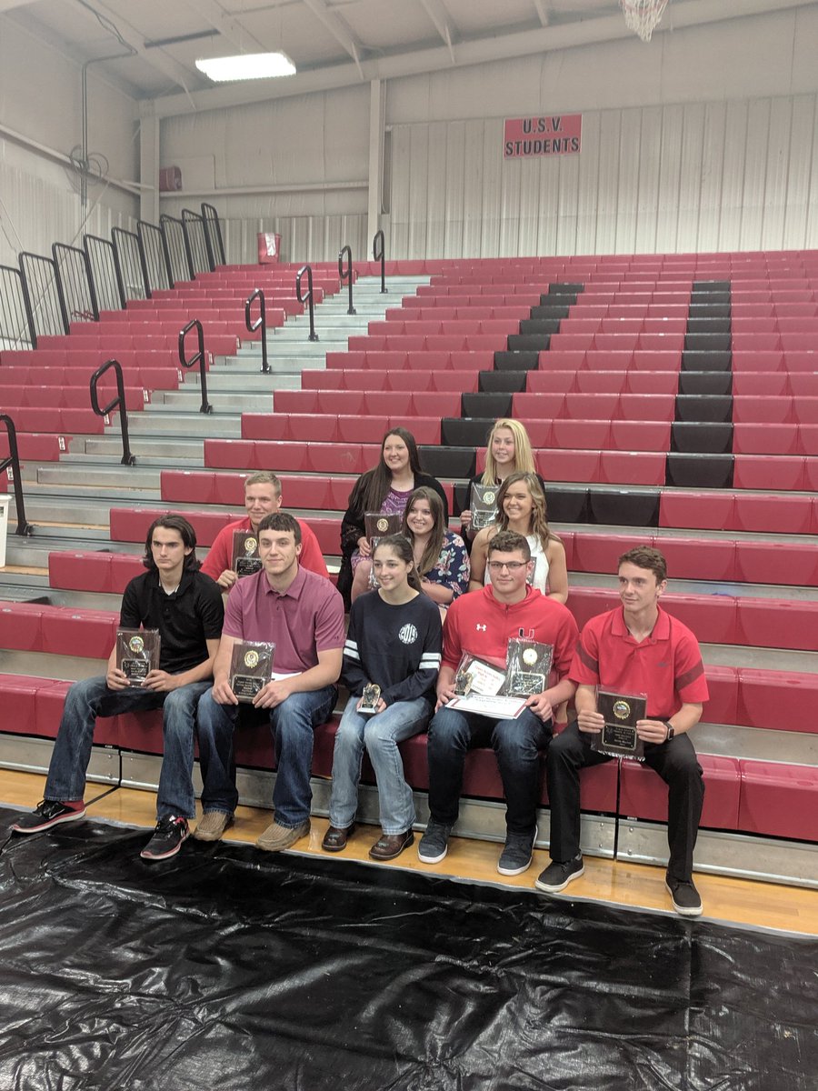 High school special award winners at tonight's Spring banquet.