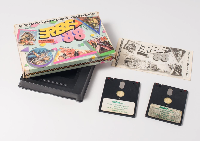 etsinfupv's tweet photo. 🎮⏩👾Chicago’s 30, Titanic, Psycho Pig UXB, Operation Wolf y Colisseum tienen en común que formaban parte del pack de #videojuegos de #ERBE 88 y ahora os esperan en el #MuseoInf #objetosinformáticos
#mesdelmuseoinf @UPV 
¡Visítanos!  
🕹️+Info: https://t.co/RPhzfJ5zjf https://t.co/GTuUMiyav2