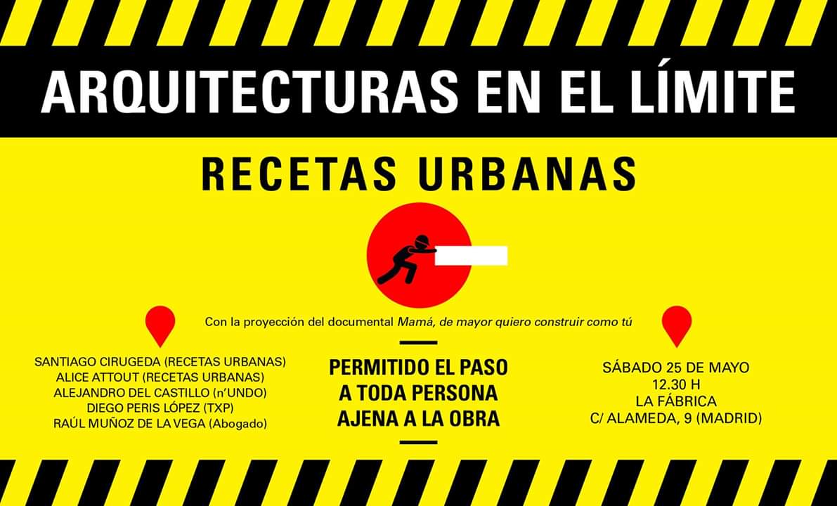 Mañana presentamos entre amigos el último libro de Recetas Urbanas, y pensaremos nuevos proyectos