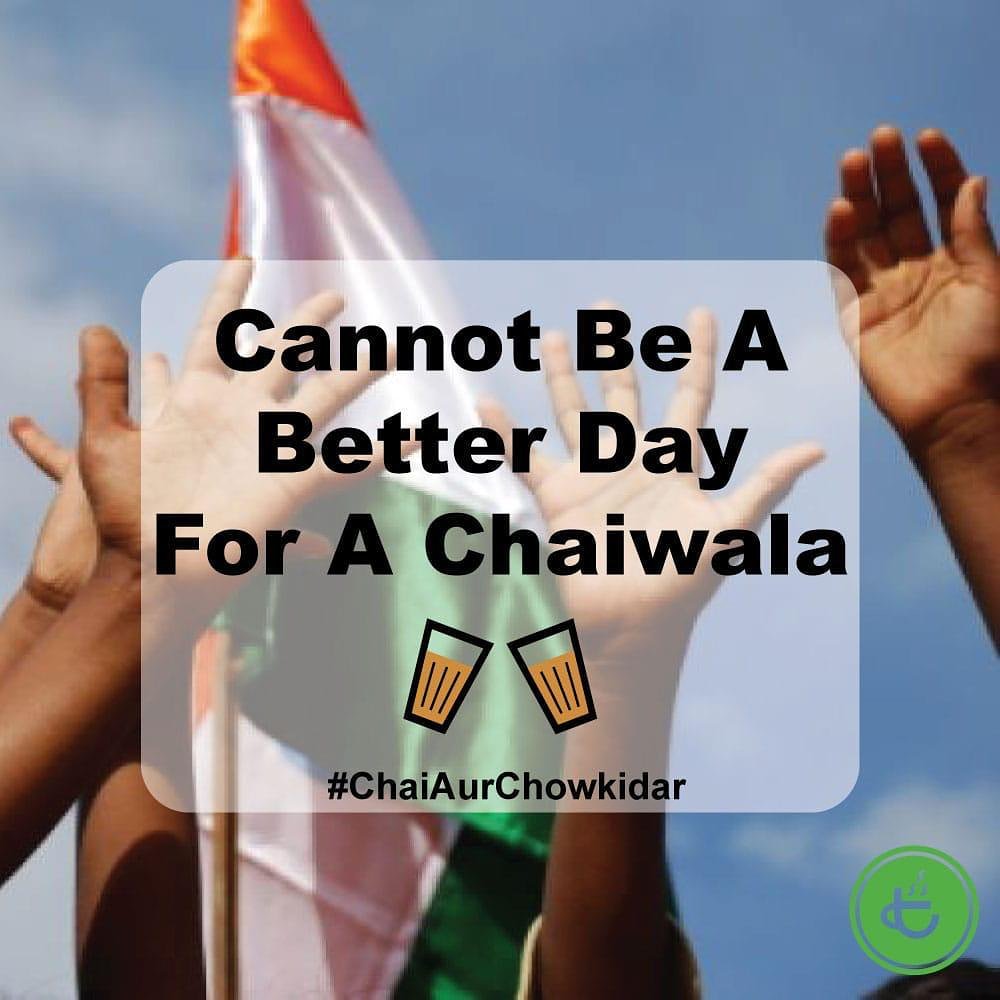 theteatradition's tweet photo. "Today is the day we rise today is the day we  rejoice today's the day we unite" 
..

#chaiaurchowkidar

 #freethinkers #comedy #traveller #jaipurcityblog #jaipurchai #jaipurdesigner #jaipurreadingclub #cityread #readingclub #jaipurpinkcity #teaaddict #teacafe #teatradition https://t.co/525IK7jwut